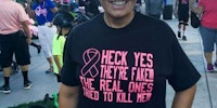 Cancer survivor takes life with a little humor