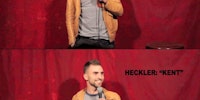 The perfect comeback to a heckler