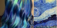 Starry Night Dyed Hair