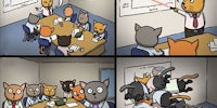 Cats suck at business.