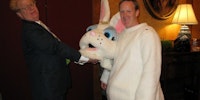 Sean Spicer as the White House Easter Bunny