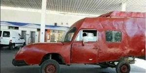 The car we drew in our childhood.