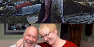 The couple on the Woodstock album cover, still together 48 years later