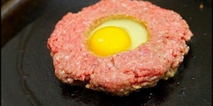 DIY eggalicious hamburger.