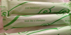 Motivational tampons.