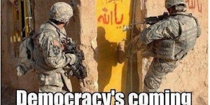 Open up! It's democracy!